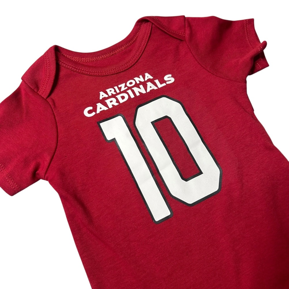 NEW Arizona Cardinals Bodysuit Infant One Piece 12M Red‎ DeAndre Hopkins 10 NFL